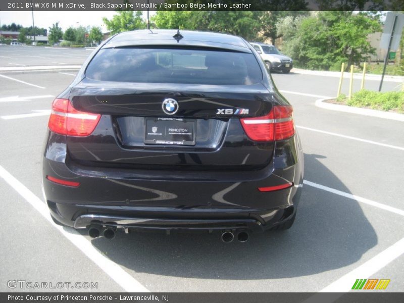 Black Sapphire Metallic / Bamboo Beige Merino Leather 2011 BMW X6 M M xDrive