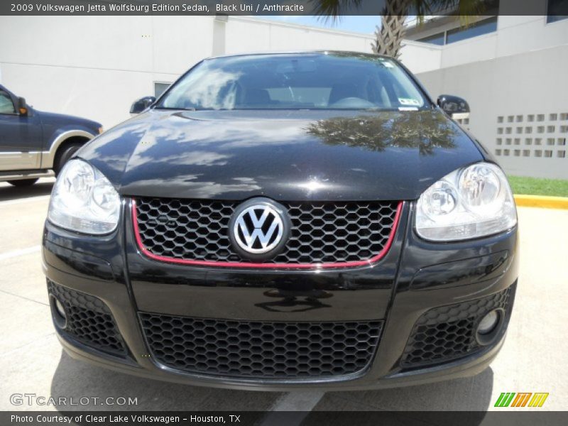 Black Uni / Anthracite 2009 Volkswagen Jetta Wolfsburg Edition Sedan