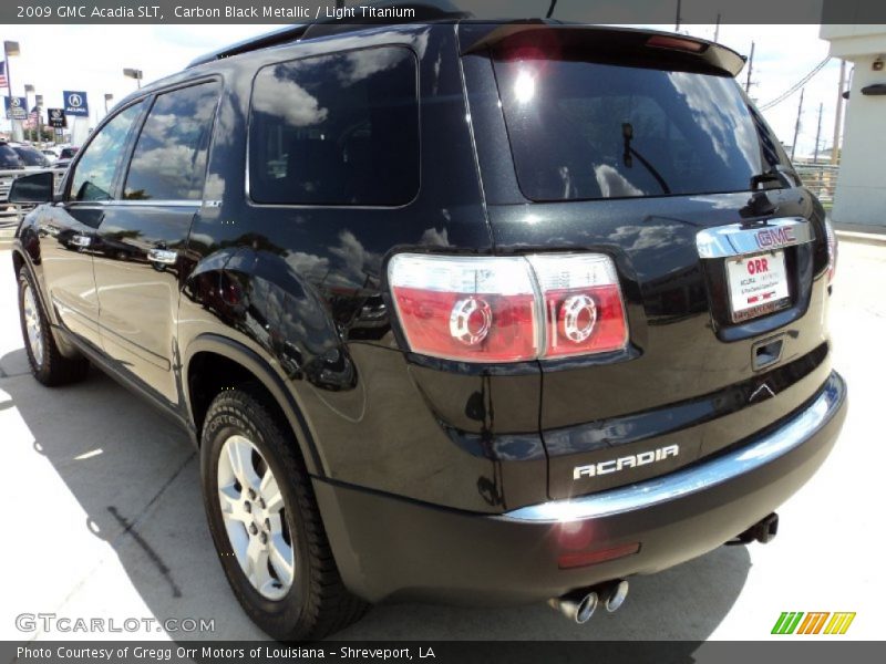 Carbon Black Metallic / Light Titanium 2009 GMC Acadia SLT
