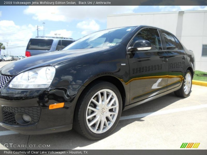 Black Uni / Anthracite 2009 Volkswagen Jetta Wolfsburg Edition Sedan