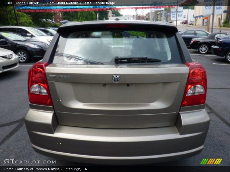 Light Khaki Metallic / Pastel Pebble Beige 2008 Dodge Caliber SE