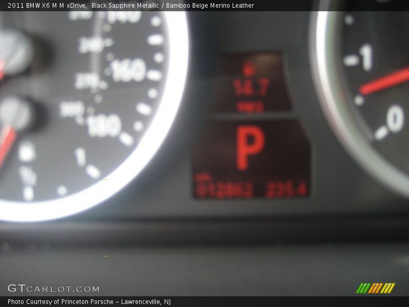Black Sapphire Metallic / Bamboo Beige Merino Leather 2011 BMW X6 M M xDrive