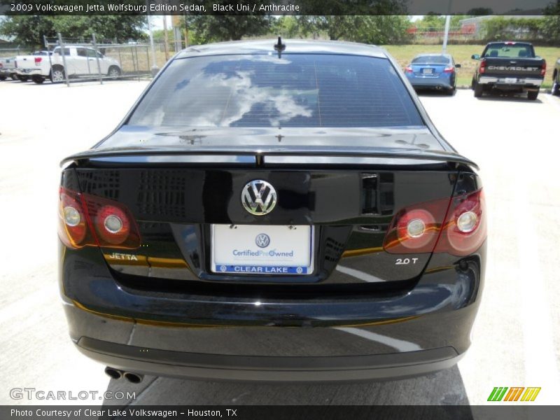 Black Uni / Anthracite 2009 Volkswagen Jetta Wolfsburg Edition Sedan