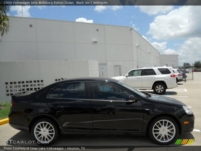 Black Uni / Anthracite 2009 Volkswagen Jetta Wolfsburg Edition Sedan