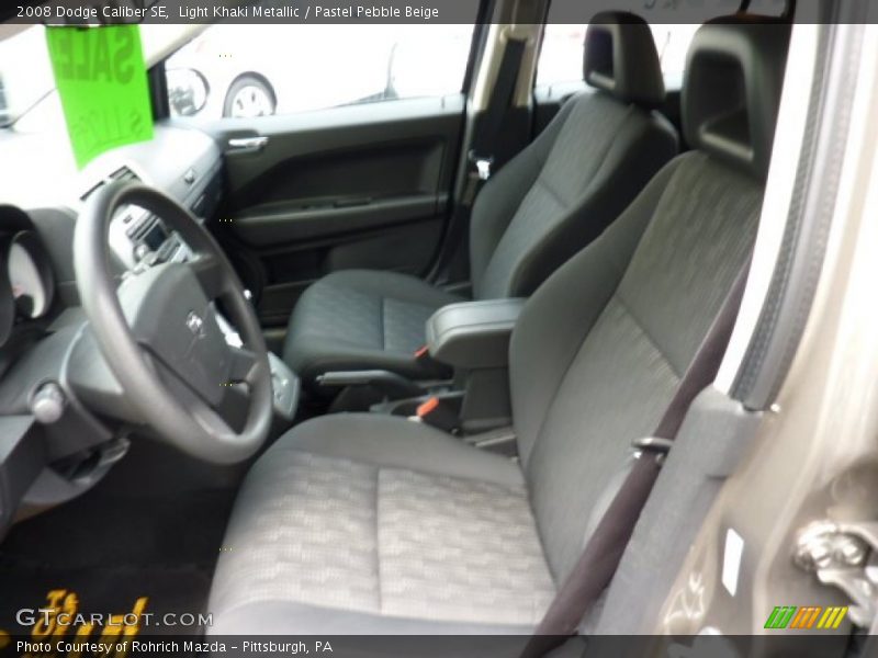Light Khaki Metallic / Pastel Pebble Beige 2008 Dodge Caliber SE