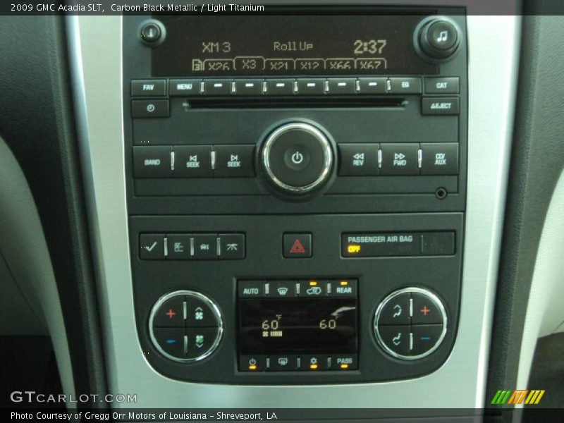 Carbon Black Metallic / Light Titanium 2009 GMC Acadia SLT