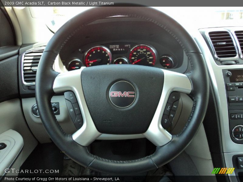 Carbon Black Metallic / Light Titanium 2009 GMC Acadia SLT