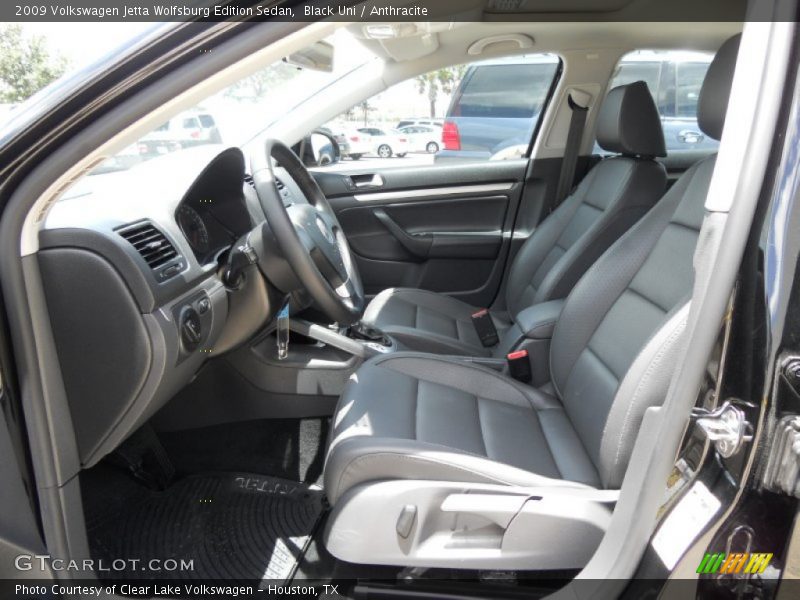 Black Uni / Anthracite 2009 Volkswagen Jetta Wolfsburg Edition Sedan