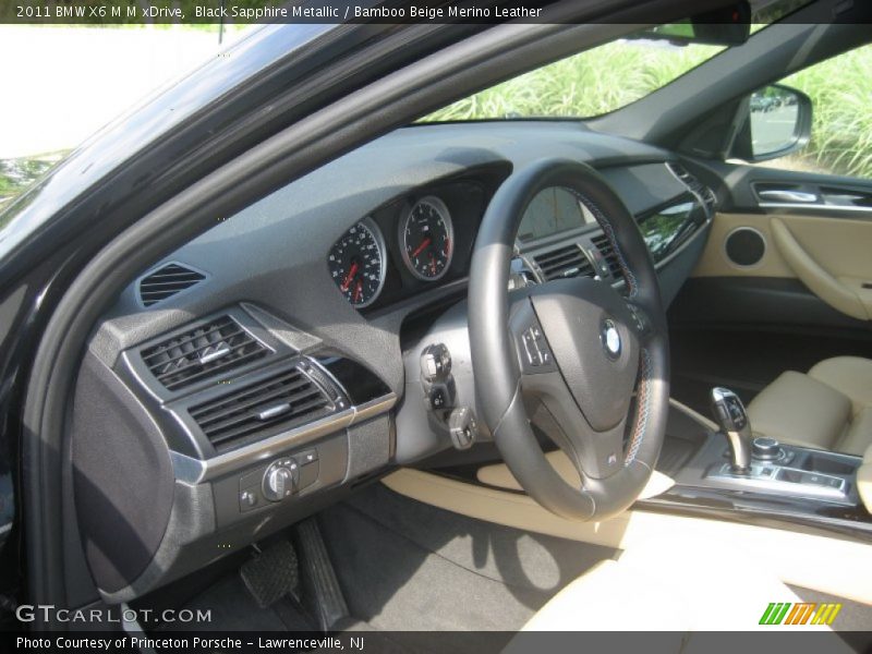 Black Sapphire Metallic / Bamboo Beige Merino Leather 2011 BMW X6 M M xDrive