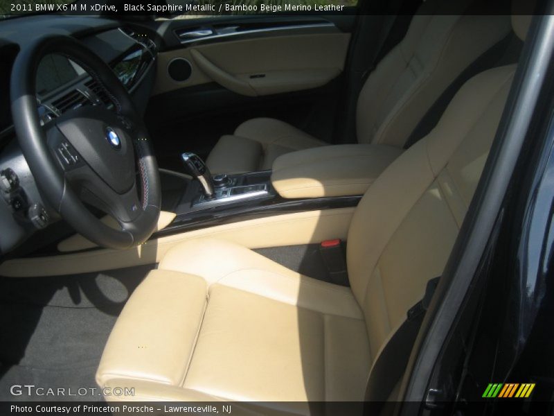 Black Sapphire Metallic / Bamboo Beige Merino Leather 2011 BMW X6 M M xDrive