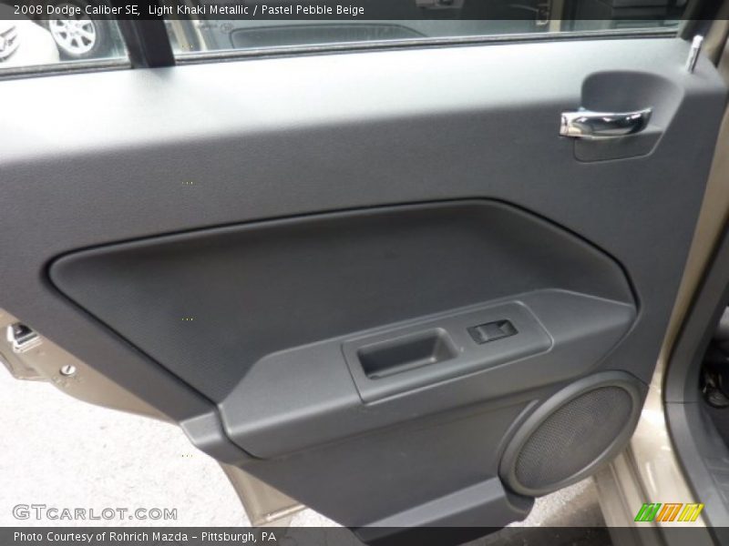 Light Khaki Metallic / Pastel Pebble Beige 2008 Dodge Caliber SE