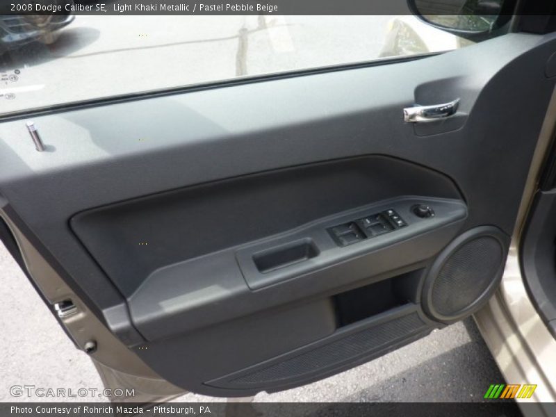Light Khaki Metallic / Pastel Pebble Beige 2008 Dodge Caliber SE