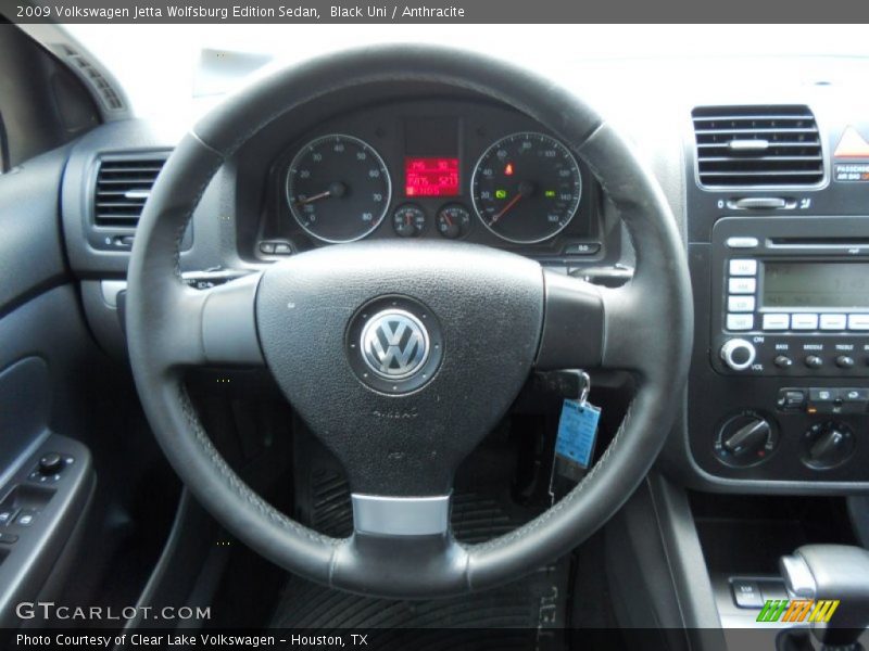 Black Uni / Anthracite 2009 Volkswagen Jetta Wolfsburg Edition Sedan