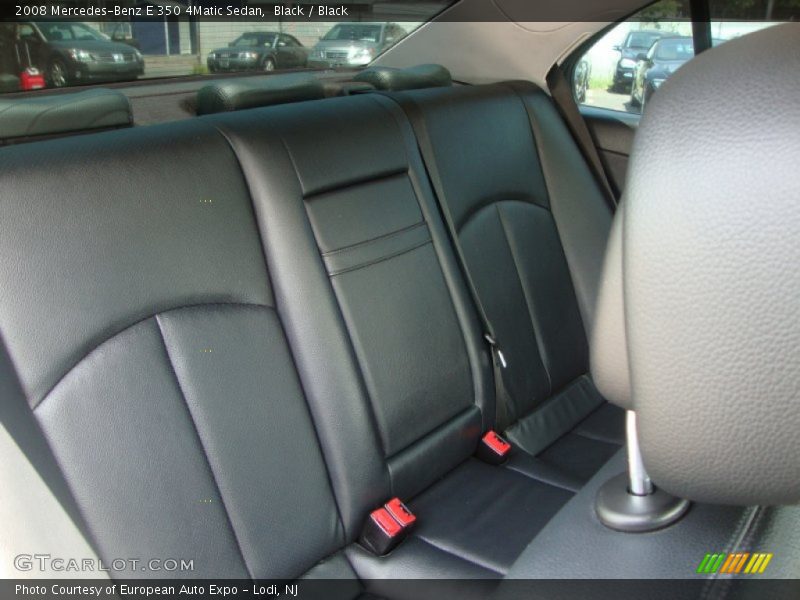 Black / Black 2008 Mercedes-Benz E 350 4Matic Sedan