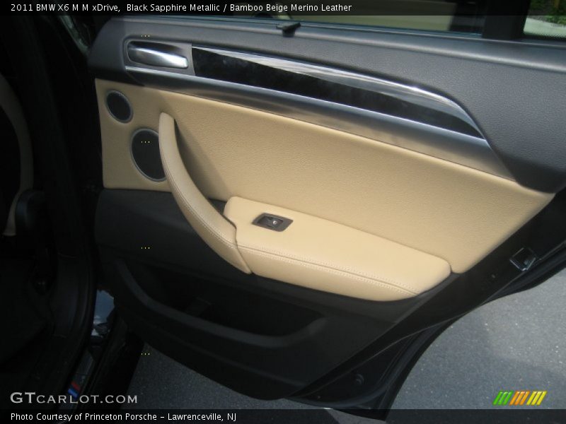 Black Sapphire Metallic / Bamboo Beige Merino Leather 2011 BMW X6 M M xDrive