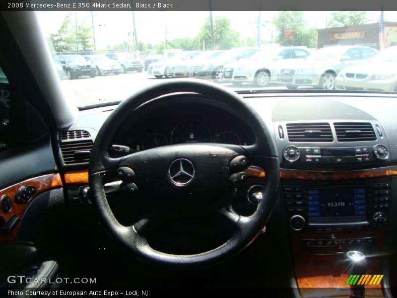 Black / Black 2008 Mercedes-Benz E 350 4Matic Sedan