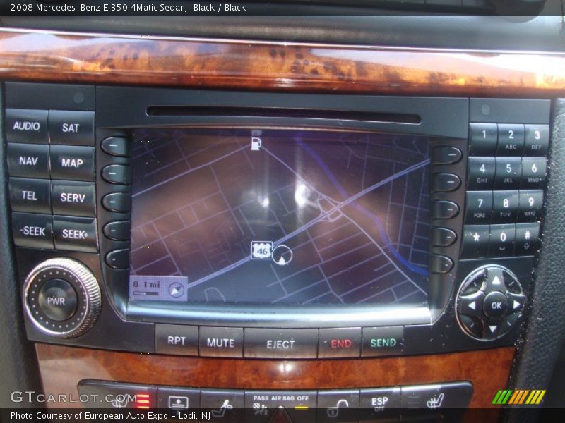 Black / Black 2008 Mercedes-Benz E 350 4Matic Sedan
