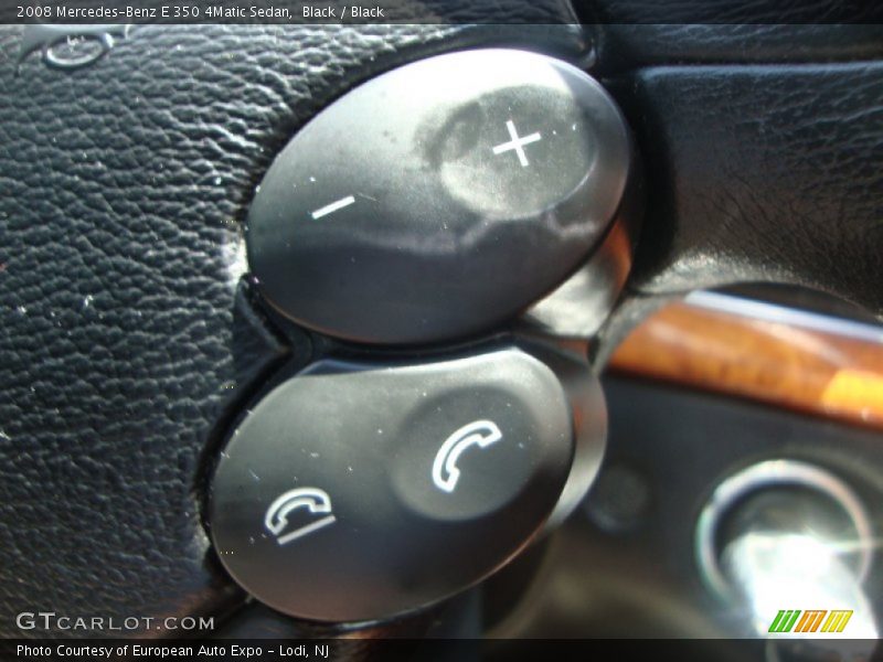 Black / Black 2008 Mercedes-Benz E 350 4Matic Sedan