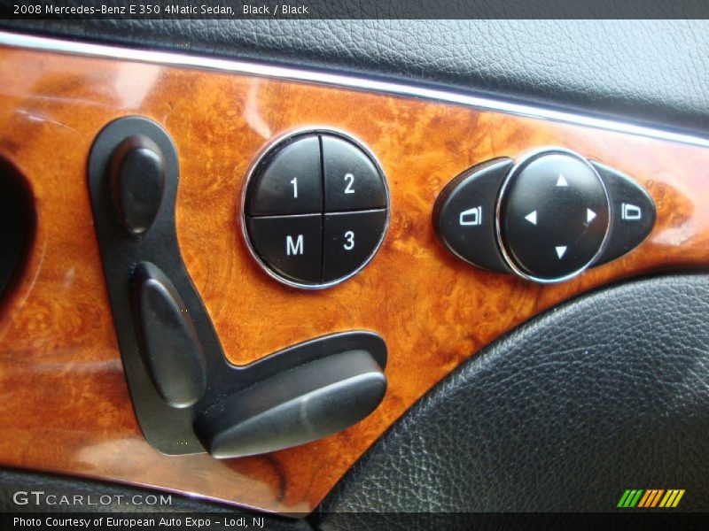 Black / Black 2008 Mercedes-Benz E 350 4Matic Sedan