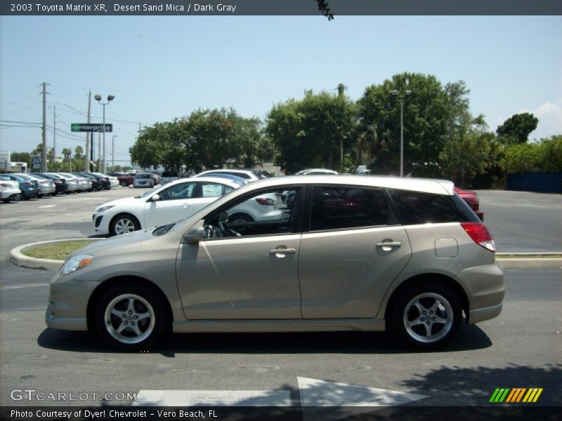 Desert Sand Mica / Dark Gray 2003 Toyota Matrix XR