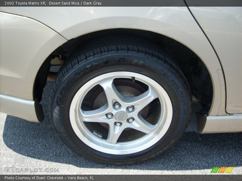 Desert Sand Mica / Dark Gray 2003 Toyota Matrix XR