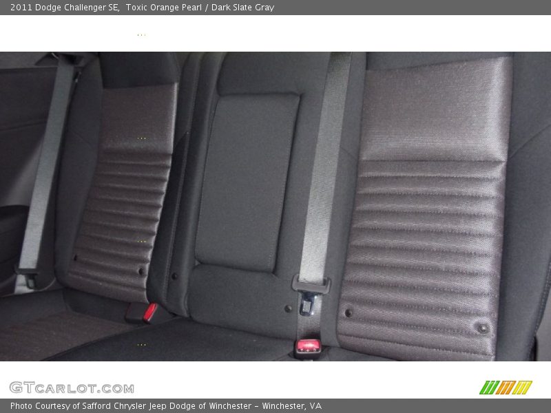 Toxic Orange Pearl / Dark Slate Gray 2011 Dodge Challenger SE