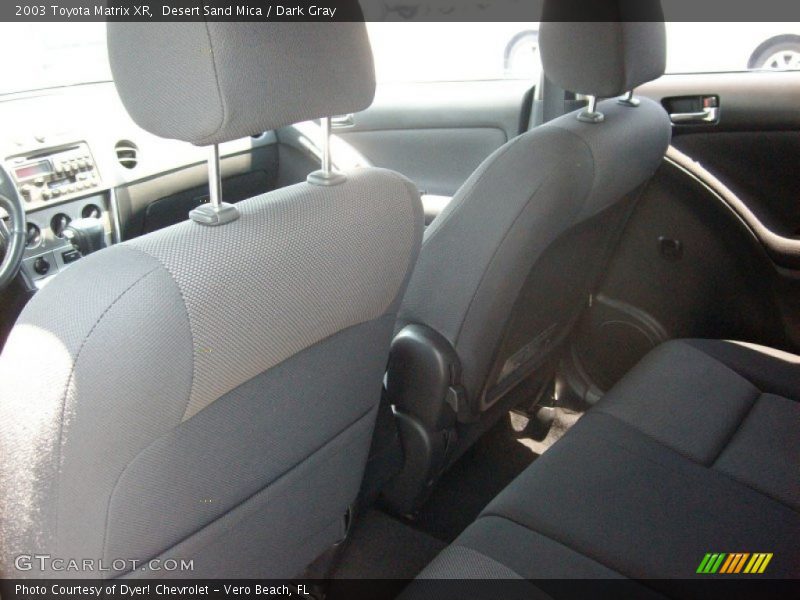 Desert Sand Mica / Dark Gray 2003 Toyota Matrix XR