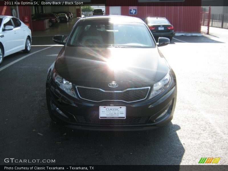 Ebony Black / Black Sport 2011 Kia Optima SX