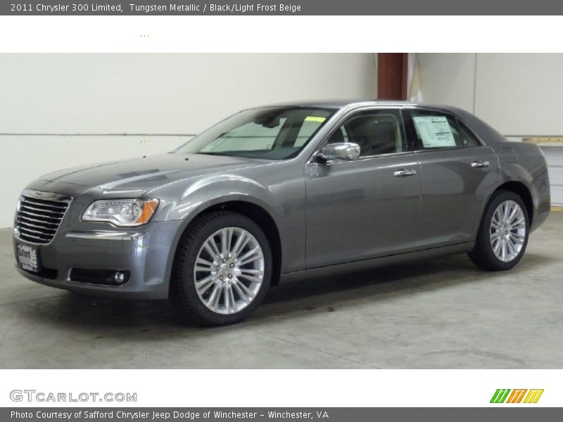 Tungsten Metallic / Black/Light Frost Beige 2011 Chrysler 300 Limited