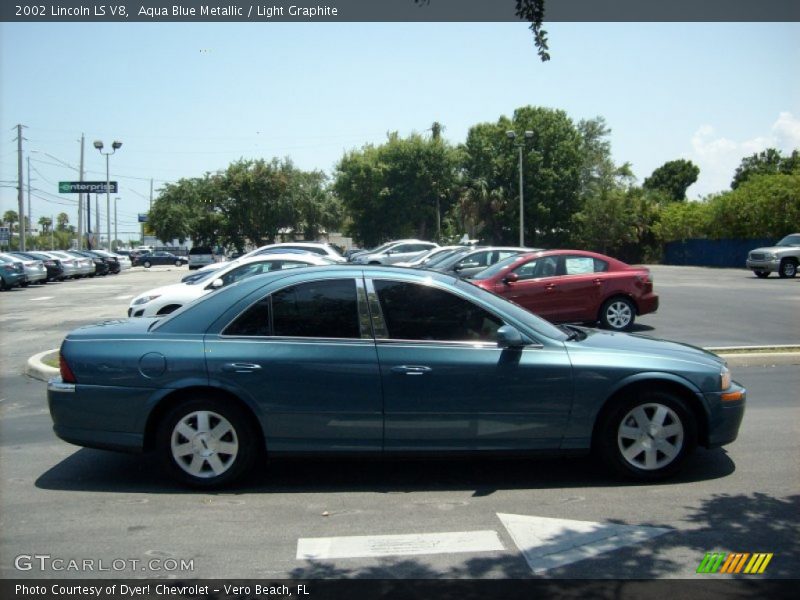 Aqua Blue Metallic / Light Graphite 2002 Lincoln LS V8