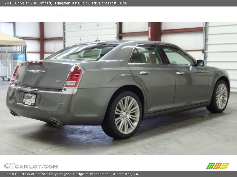 Tungsten Metallic / Black/Light Frost Beige 2011 Chrysler 300 Limited