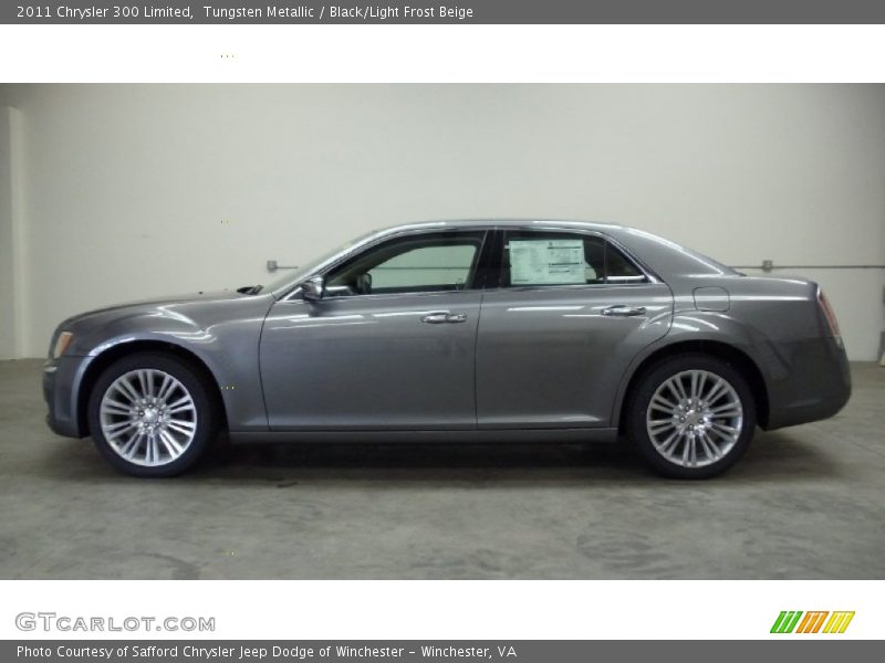 Tungsten Metallic / Black/Light Frost Beige 2011 Chrysler 300 Limited
