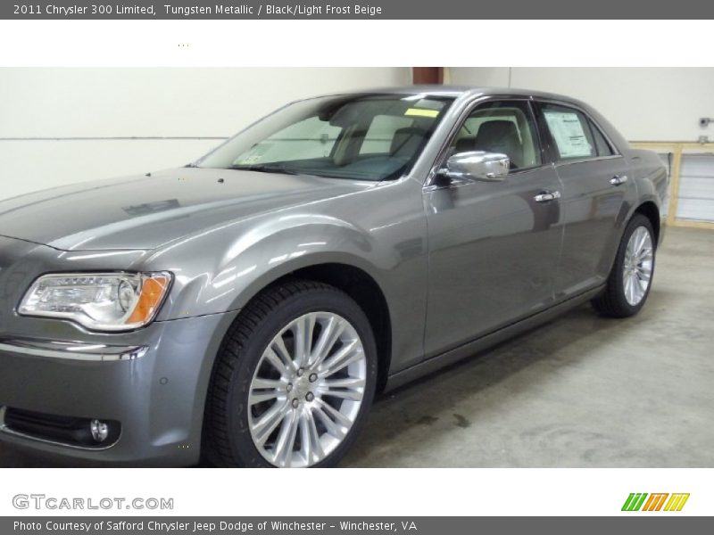 Tungsten Metallic / Black/Light Frost Beige 2011 Chrysler 300 Limited