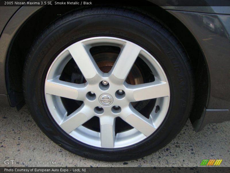 Smoke Metallic / Black 2005 Nissan Maxima 3.5 SE