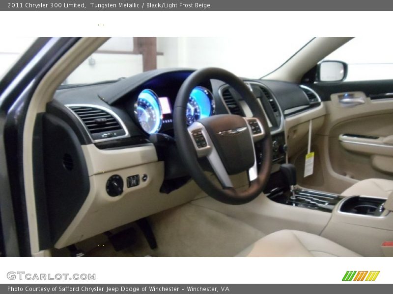 Tungsten Metallic / Black/Light Frost Beige 2011 Chrysler 300 Limited