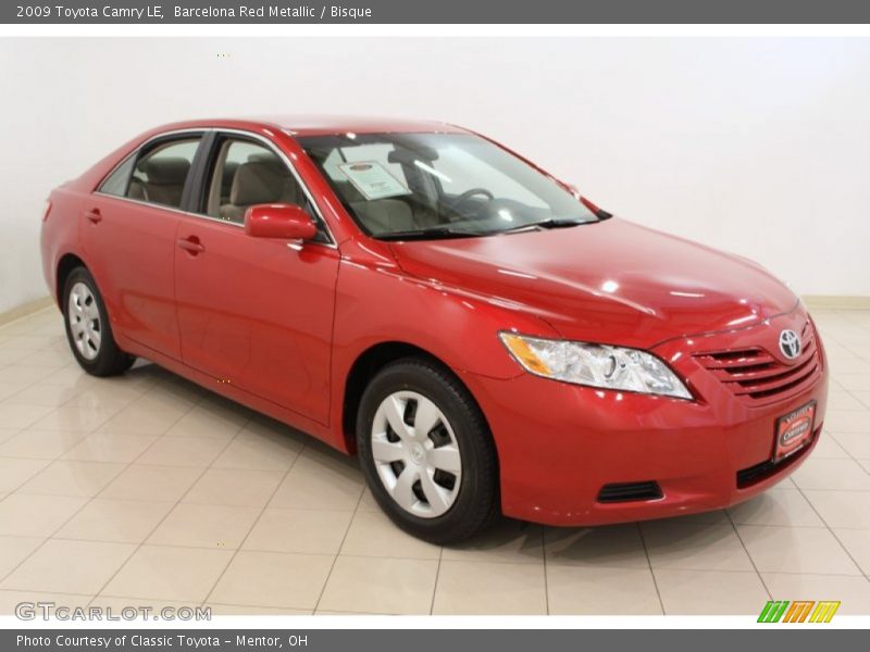 Barcelona Red Metallic / Bisque 2009 Toyota Camry LE