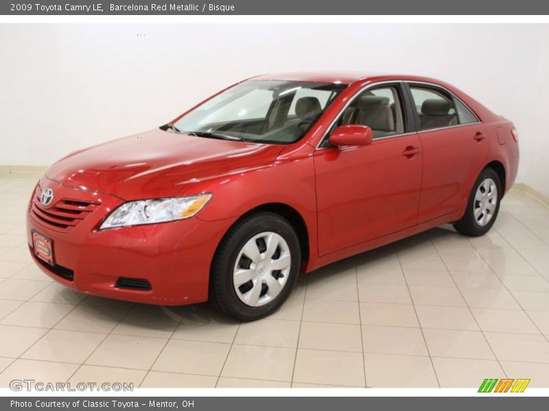 Barcelona Red Metallic / Bisque 2009 Toyota Camry LE