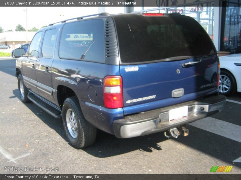 Indigo Blue Metallic / Tan/Neutral 2003 Chevrolet Suburban 1500 LT 4x4