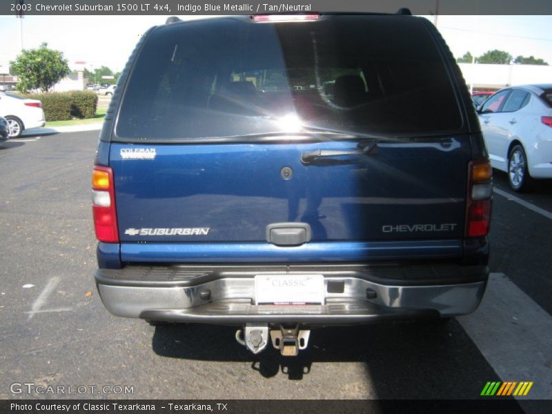 Indigo Blue Metallic / Tan/Neutral 2003 Chevrolet Suburban 1500 LT 4x4