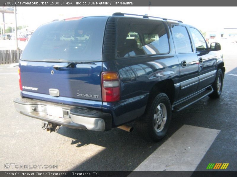 Indigo Blue Metallic / Tan/Neutral 2003 Chevrolet Suburban 1500 LT 4x4