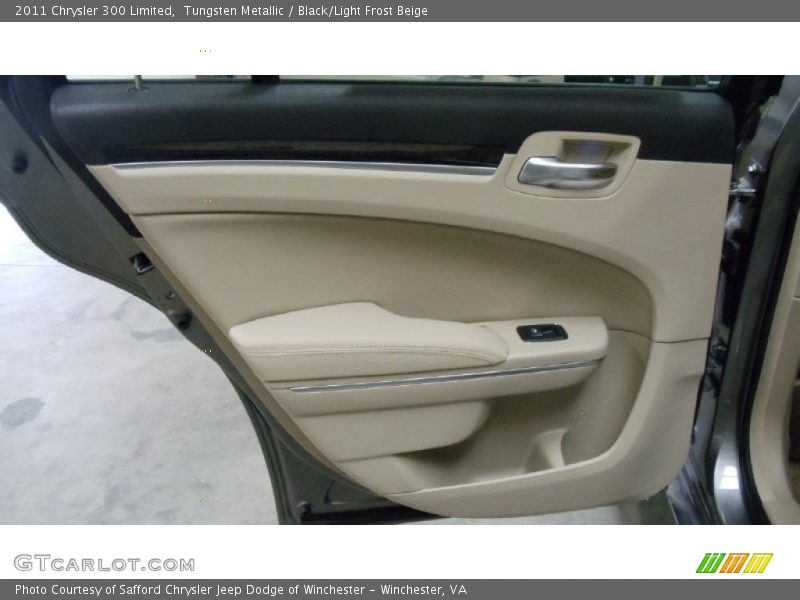 Tungsten Metallic / Black/Light Frost Beige 2011 Chrysler 300 Limited
