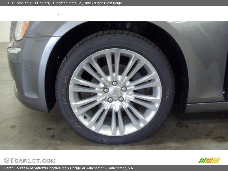Tungsten Metallic / Black/Light Frost Beige 2011 Chrysler 300 Limited