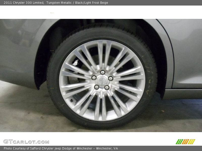 Tungsten Metallic / Black/Light Frost Beige 2011 Chrysler 300 Limited