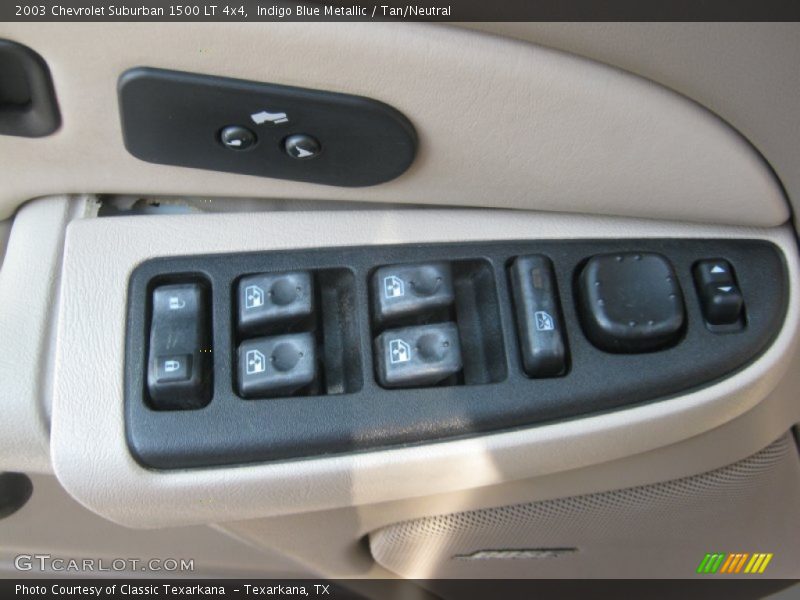 Indigo Blue Metallic / Tan/Neutral 2003 Chevrolet Suburban 1500 LT 4x4