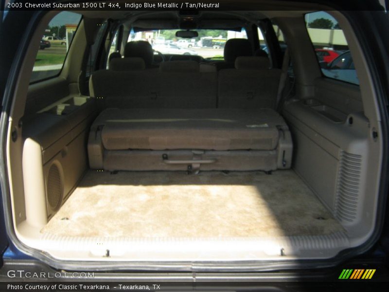Indigo Blue Metallic / Tan/Neutral 2003 Chevrolet Suburban 1500 LT 4x4