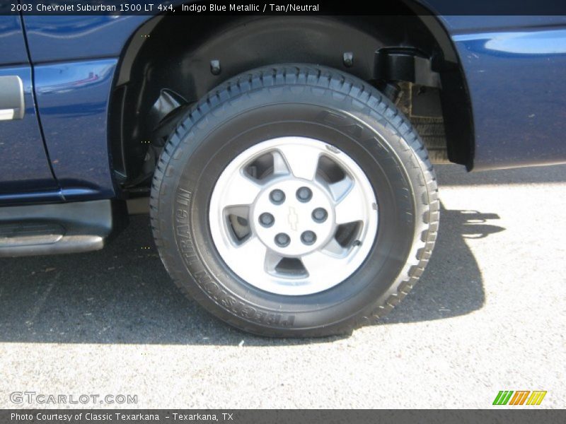 Indigo Blue Metallic / Tan/Neutral 2003 Chevrolet Suburban 1500 LT 4x4