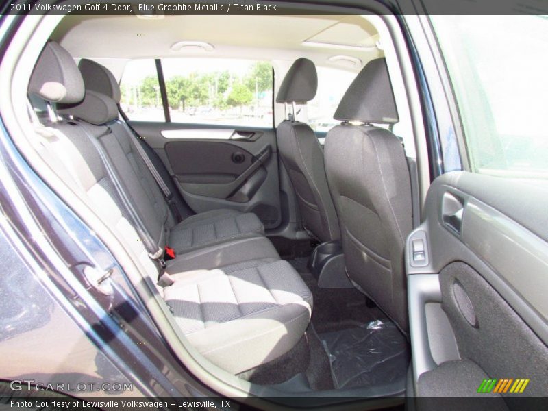 Blue Graphite Metallic / Titan Black 2011 Volkswagen Golf 4 Door