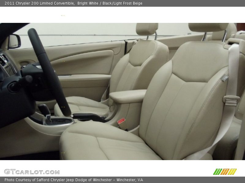  2011 200 Limited Convertible Black/Light Frost Beige Interior