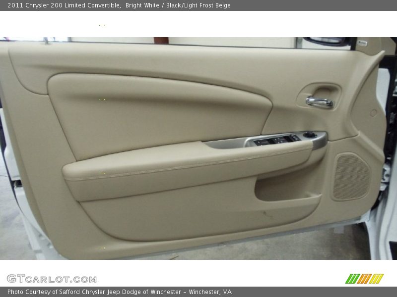 Bright White / Black/Light Frost Beige 2011 Chrysler 200 Limited Convertible