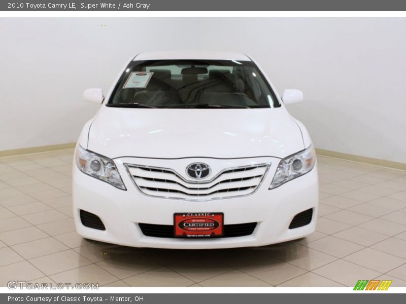 Super White / Ash Gray 2010 Toyota Camry LE